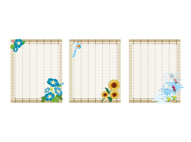 夏日盲框背景图片下载