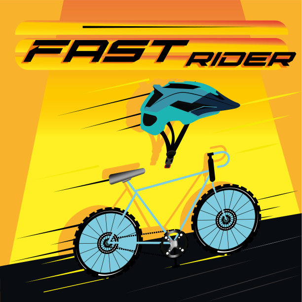 公路自行车的海报图片下载