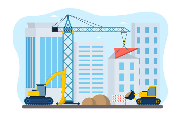 城市进程建设图片下载