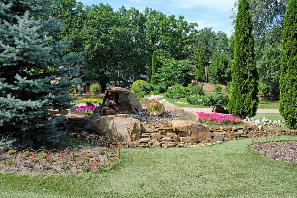 公园绿化。图片下载