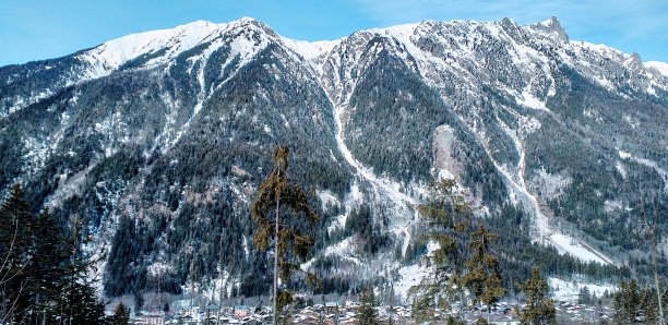 蓝天，雪山图片下载