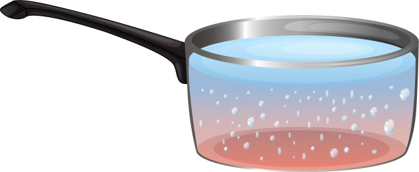 锅中沸水图片下载