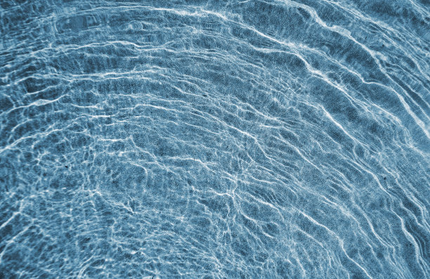 游泳池的蓝色水纹理图片下载