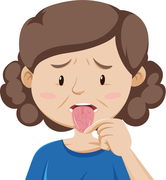 口干的老妇人图片下载