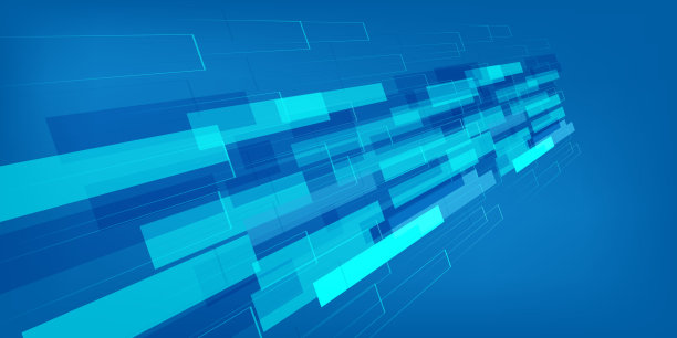 抽象蓝色技术概念未来数字透视背景图片下载