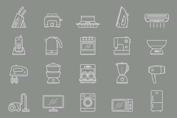 家用机器图标集04-01图片下载