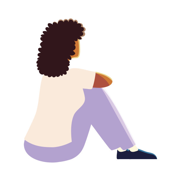 女孩在地板上图片下载