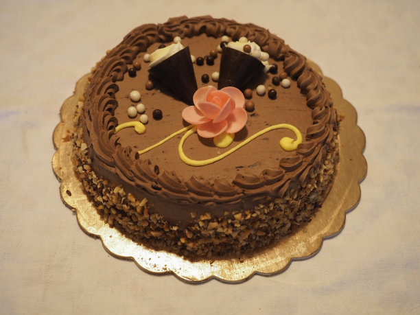 巧克力生日蛋糕图片下载