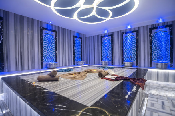 大理石土耳其浴室现代设计图片下载