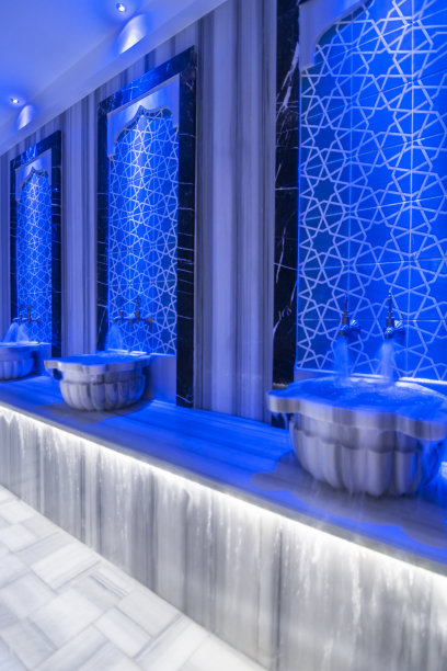 大理石土耳其浴室现代设计图片下载