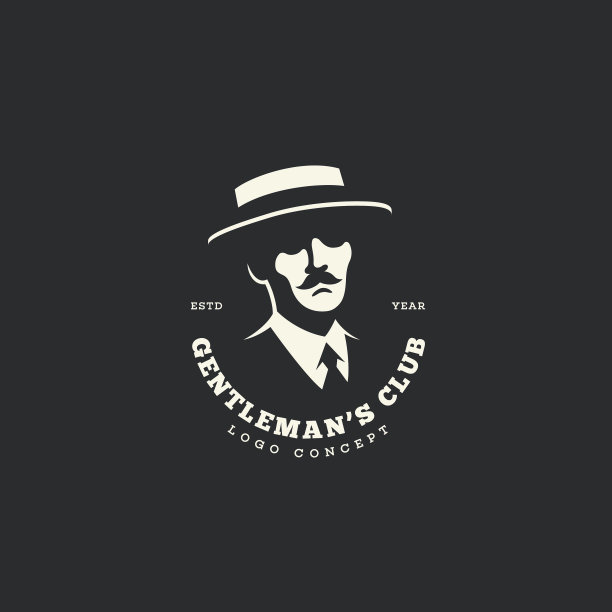 绅士的标志图片下载