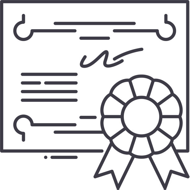 文凭图像图标线性孤立图片下载