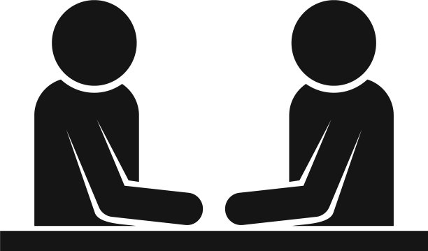 猎头面试图标简单风格图片下载