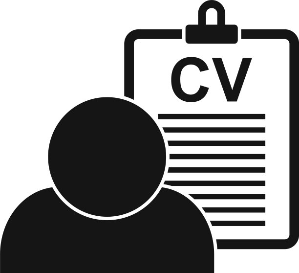 招聘者简历板图标简单风格图片下载