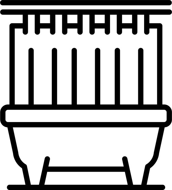 浴帘护理图标轮廓风格图片下载