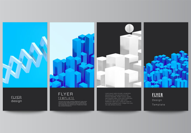 布局传单横幅设计模板图片下载