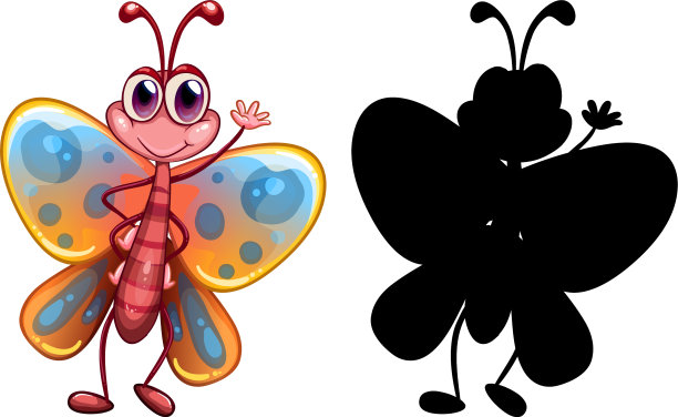 设定昆虫卡通人物及其形象图片下载