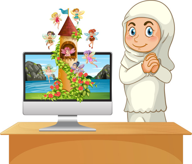 童话般的电脑屏幕背景图片下载