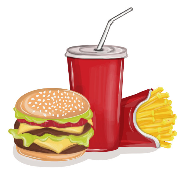 快餐食品集图片下载