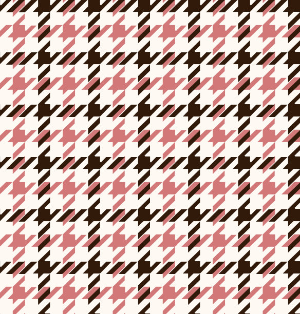 无缝犬牙花纹图案。撬棍打印说明。图片下载