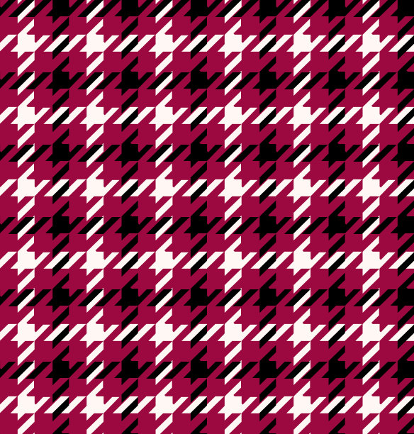 无缝犬牙花纹图案。撬棍打印说明。图片下载