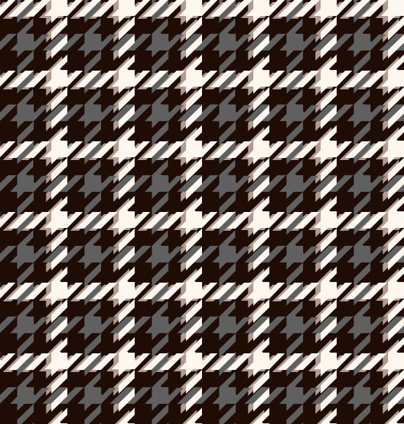 无缝犬牙花纹图案。撬棍打印说明。图片下载