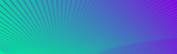 蓝绿色抽象背景与波浪线-向量图片下载