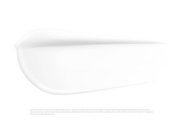 高度逼真涂抹的奶油。图片下载