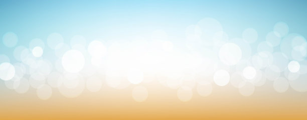 蓝色背景与模糊和散景图片下载