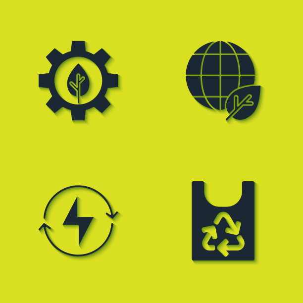 套叶植物在齿轮机塑料袋用图片下载