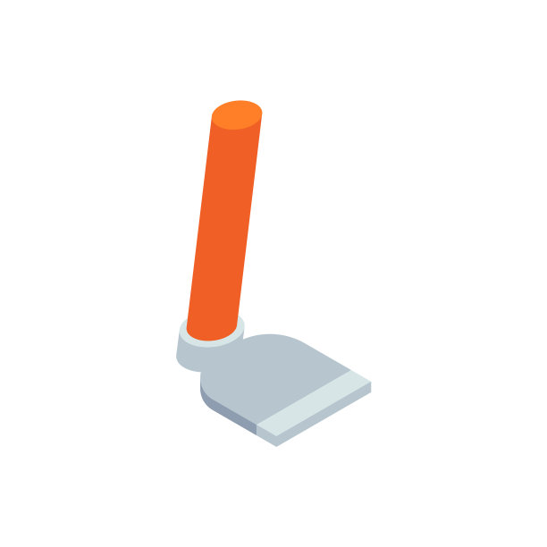 Hoe图标孤立在白色背景图片下载