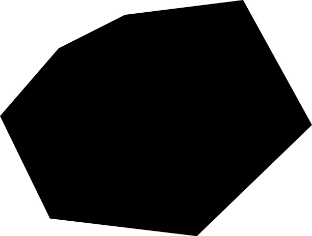 棱角几何的石头卵石形状简单基本图片下载