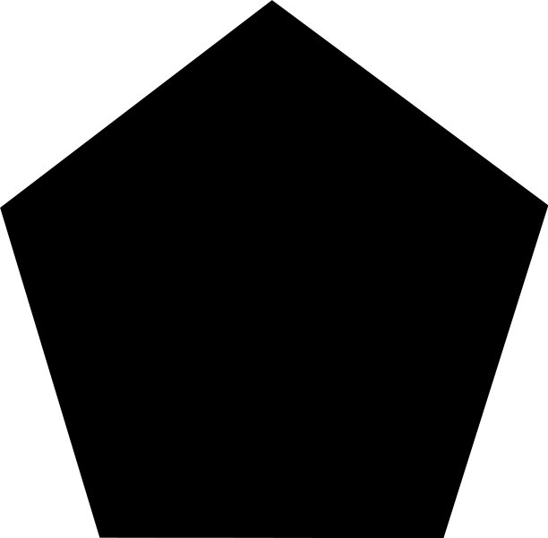 棱角几何的石头卵石形状简单基本图片下载