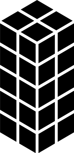 3d立方体方形图标符号和标志系列图片下载