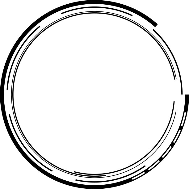 几何hud, sci -fi, GUI, UI，圆形元素图片下载