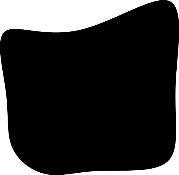 随机斑点，墨迹，卵石，石头剪影图片下载