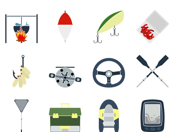 钓鱼图标设置图片下载