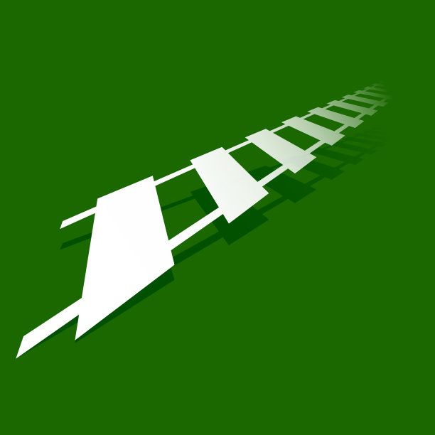 铁路列车轨道轮廓铁路轮廓图片下载