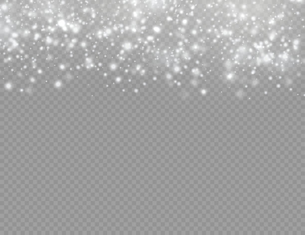 白色的尘埃颗粒，闪耀，发光，星星。图片下载