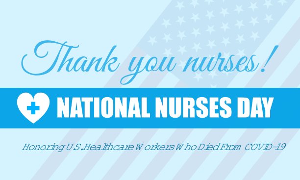 全国护士节背景，谢谢你护士海报图片下载