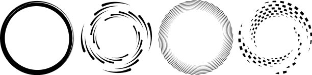 螺旋旋流元件设置旋转圆图片下载