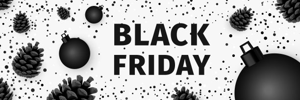 黑色星期五销售横幅黑色星期五设计图片下载