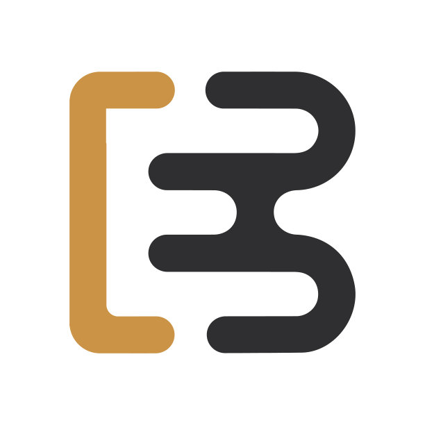 徽标的首字母为eb或被徽标设计图片下载