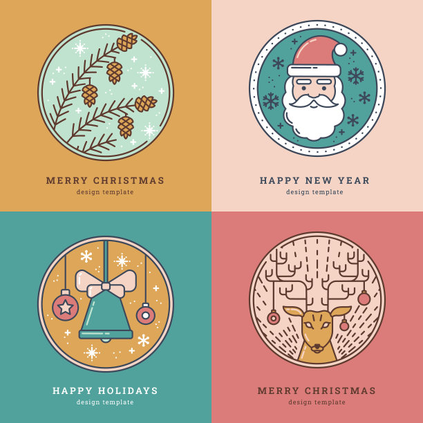 设置贺卡与图标符号新图片下载