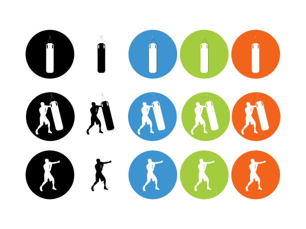 运动设备平面图标设置为网络和移动图片下载