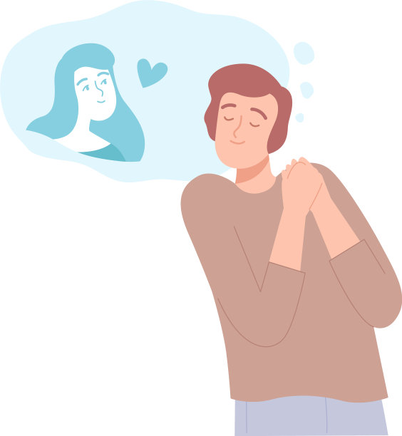 年轻人梦想的爱情是人们想象的图片下载