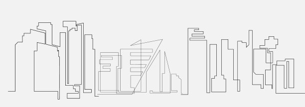 城市景观线图片下载