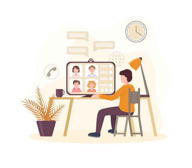 卡通色彩的人物人物和视频图片下载