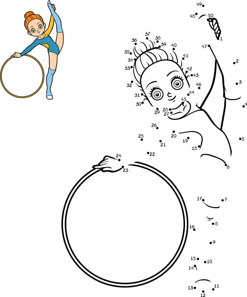 数字游戏体操与一个环图片下载