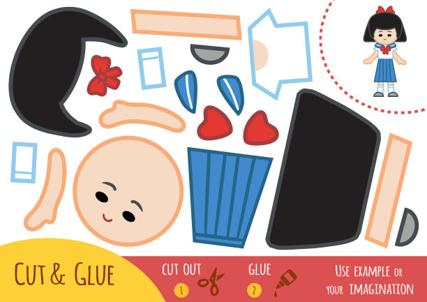 教育纸游戏的儿童日本图片下载